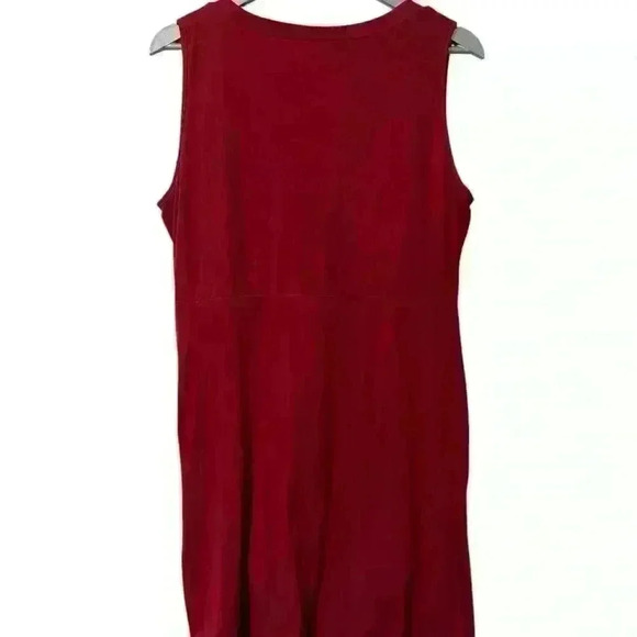 Sucrafas Deep Red Stretch Bodycon Dress – Size XL - Picture 2 of 4